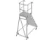 bordestrap,verrijdbaar,bordes H 1,95m,8treden,aluminium,4zwenkwielen
