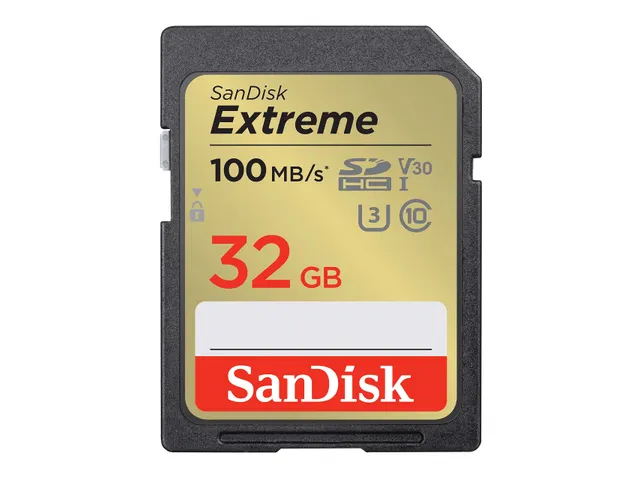 Extreme 32GB Memory Card UP TO 100MB/S 1