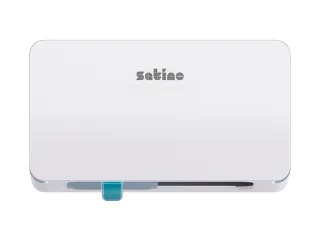 Toiletpapierdispesnser Satino MT1 Hyginity duo wit 333426 - 3