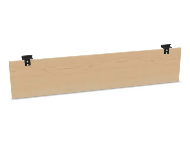 paneel voor knieën,v. in hgte. verst. bureau,B 1600mm,NE-esdoorn