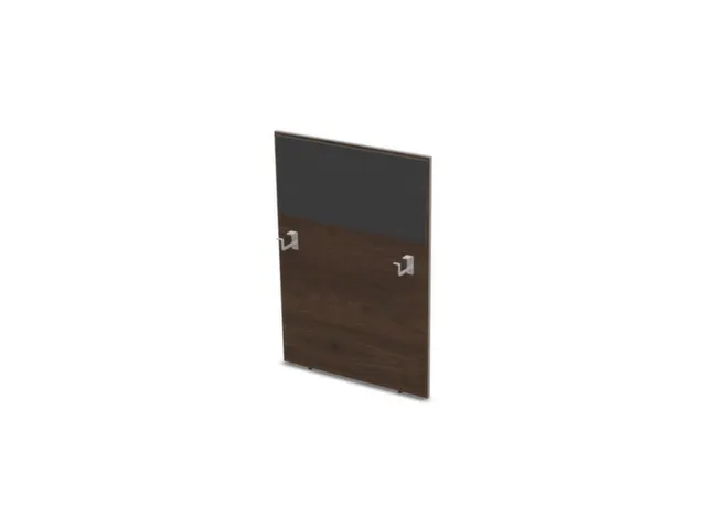 baliepaneel bureau aanbouw rechts 800mm NV bruin hickory antraciet