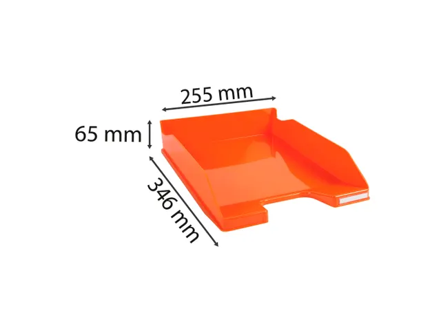 Brievenbak COMBO MID I glossy mandarijn