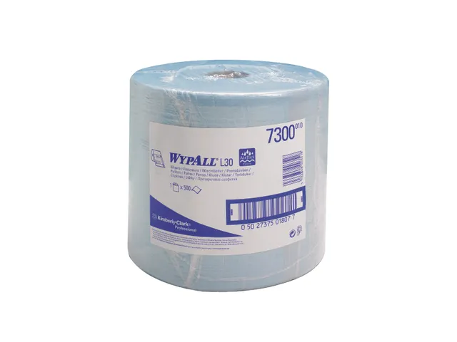 Wypall L30 7300 poetsdoeken op rol blauw 2-laags Airflex