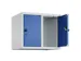 opzetkast,v. locker,2vak.,vak B 300mm,HxBxD 500x600x500mm,draaigrendel