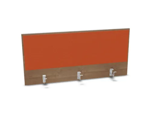 opzetpaneel,v. bureau,aanbouw achter,B 1200mm,NT-cherry,BN3012-oranje