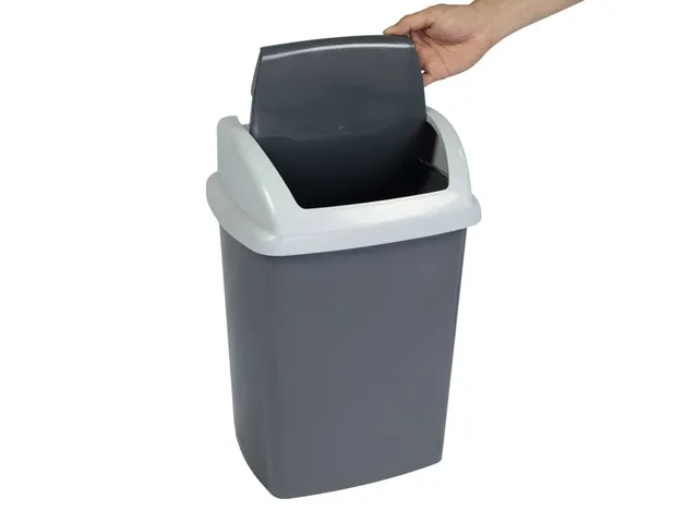 MAUL Afvalemmer MAULswing 24 Liter Grijs