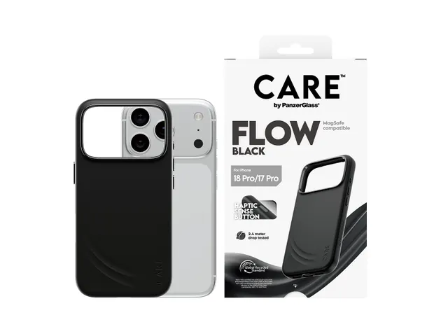 PanzerGlass CARE by Flow Case Black w. MagSafe iPhone 18 Pro | 1