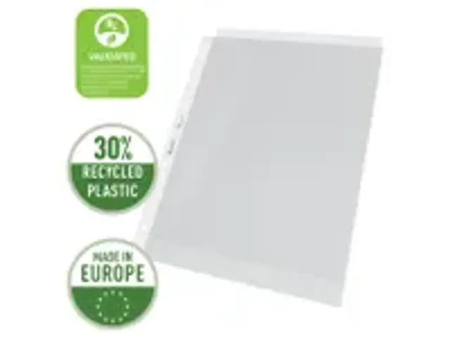 OUTLET Showtas Leitz 4740 A4 4-gaats 0.12mm PP transparant 100 stuks