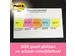 Memoblok 3M Post-it 654 76x76mm neon geel