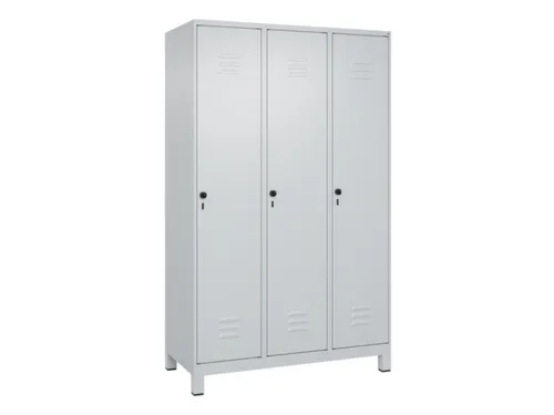 locker voor scheiding van kleding,HxBxD 1950x1200x500mm,3vak