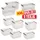 Set stapelbakken,9-dlg.,PP,transparant,Wanden gesloten,bodem gesloten