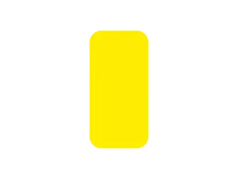 plaksymbool,rechthoek,markering HxB 150x50mm,PVC,geel