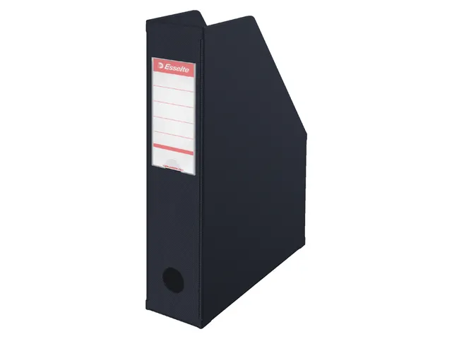 Tijdschriftencassette Esselte VIVIDA opvouwbaar A4 zwart