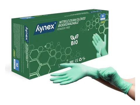 Handschoen Hynex nitril Bio M groen 3.5gr 100 stuks