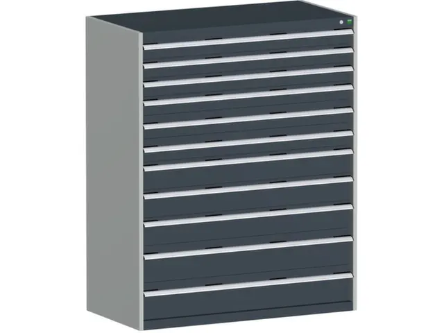 ladekast,HxBxD 1600x1300x650mm,11lade(n),lade voor normale belastingen