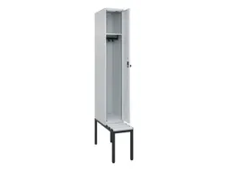 locker met bank,HxBxD 2120x300x815mm,1vak,vak B 300mm,draaigrendel