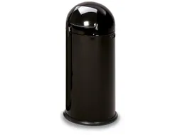 Push Afvalbak Staalplaat 40 Liter Hxd 730x415mm Zwart