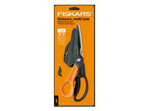 Schaar Fiskars Cuts+More Titanium multifunctioneel zwart