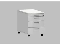 mobiel ladeblok,HxBxD 600x430x800mm,3lade(n),MS-donkergrijs