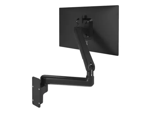 Viewprime Plus Monitorarm Gasgeveerd Met Wandbevestiging Zwart