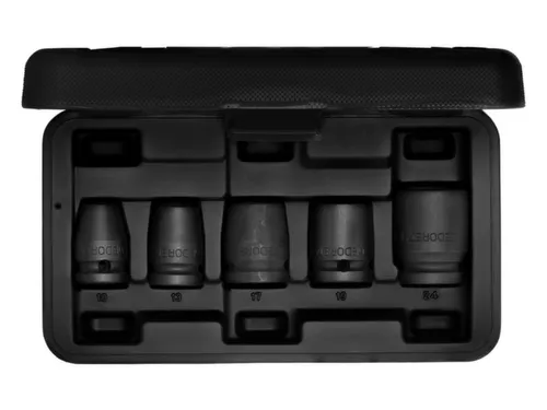 K 19-028 Schroevendraaierset 1/2 inch 5-delig zeskant 10-24mm