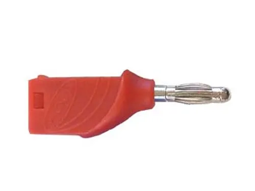 Bananaalschroef 4mm Stabel - Rood