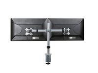 Focus Dubbel Monitorarm Zilver 2 schermen