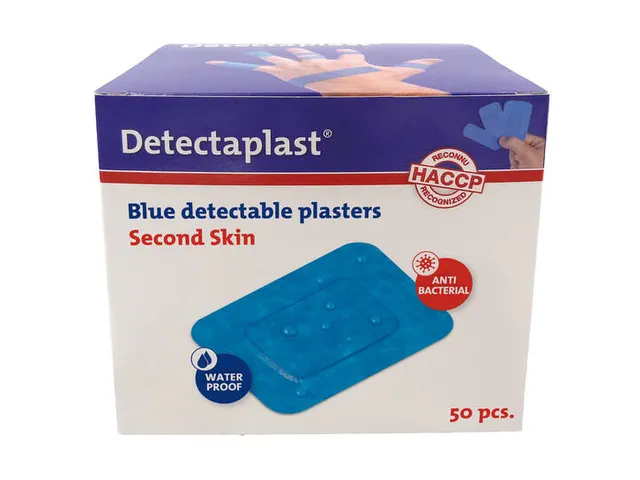 Pansement Detectaplast 7951 2nd skin hydrofuge bleu 50x72mm 50pcs