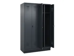 locker voor scheiding van kleding,HxBxD 1950x1200x500mm,4vak