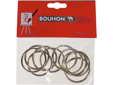 Sleutelring, 25 Mm, Blister Van 10 Stuks