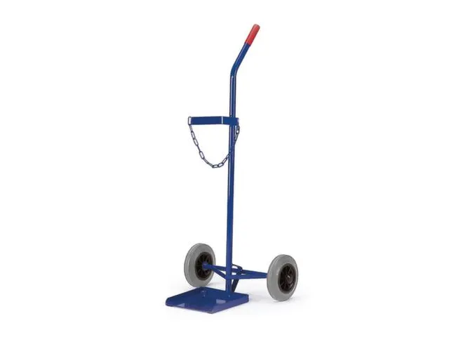 Flessenkar 100kg 1x40/50l-fles Massief Rubber Banden Ral5010