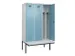 armoire vestiaire avec banc noir et blanc,HxlxP 2120x1200x815mm