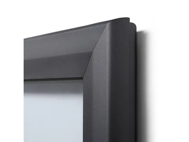 Vitrine d’affichage verrouillable ext 24xA4 vérin à gaz anthracite