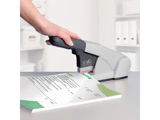Blokhechter Leitz 5551 Heavy Duty 80vel zilvergrijs - 10