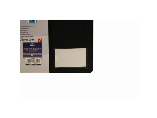 Protège-documents premium PVC Goldline 72 vues - A4 - Noir