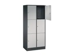 grootvolume-lockersysteem,HxBxD 1950x820x500mm,2x3vakken,cil.-slot