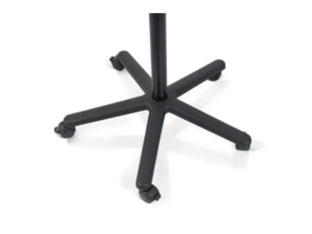 Flipchart Magnetisch Met 5 Wielen 100x70cm Zwart