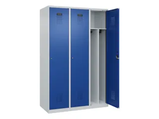 locker voor scheiding van kleding,HxBxD 1850x1200x500mm,3vak - 1