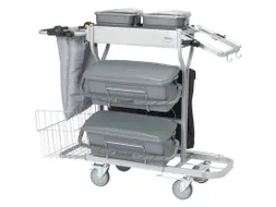 Vikan Microvezel werkwagen COMPACT PLUS 40 cm Grijs