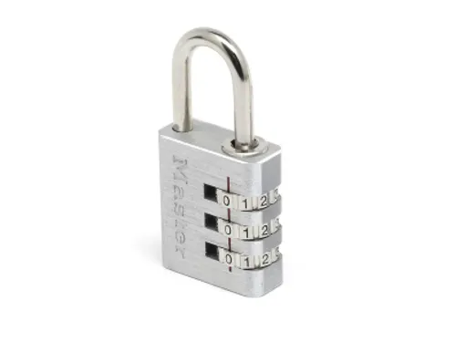 Hangslot MasterLock combi aluminium 30mm