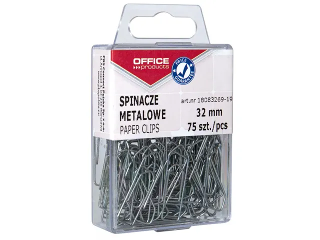 Papierklemmen 32Mm Metaal 75 stuks