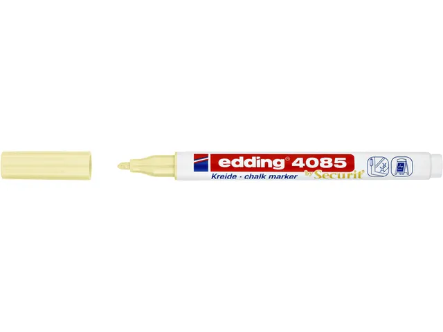 Krijtstift edding by Securit 4085 rond 1-2mm pastel geel