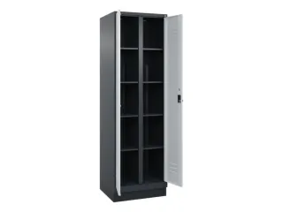 wasgoedverdeelkast,HxBxD 1950x600x500mm,vak B 300mm,draaigrendel - 2