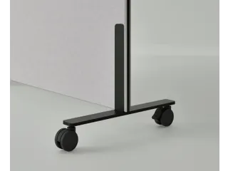 Silva verrijdbaar akoestisch whiteboard lichtgrijs 200x120cm - 5