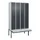 Z-garderobekast,HxBxD 2120x1200x815mm,8vak,vak B 300mm,cil.-slot