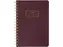 Carnet de notes Oxford spirale Burgundy ligné 15x20cm