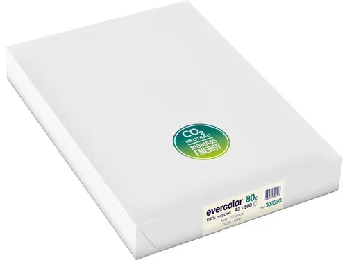 Evercolor gekleurd Gerecycleerd Papier A3 Ivoor