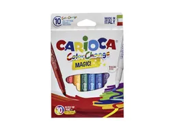 Viltstiften Carioca Magic set à 10 stuks assorti