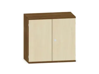 kantoorkast,HxBxD 770x800x430mm,decor romp noten,decor front esdoorn - 2