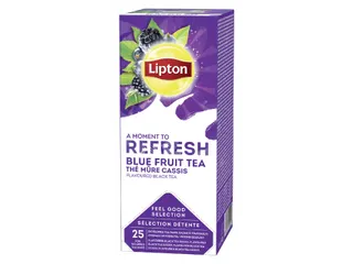 Thee Lipton Refresh Blue Fruit Met Envelop 25Stuks - 1